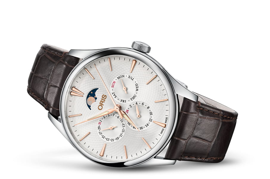 Oris Oris Artelier Complication 01 781 7729 4031-07 5 21 65FC , наручные мужские часы фото под углом